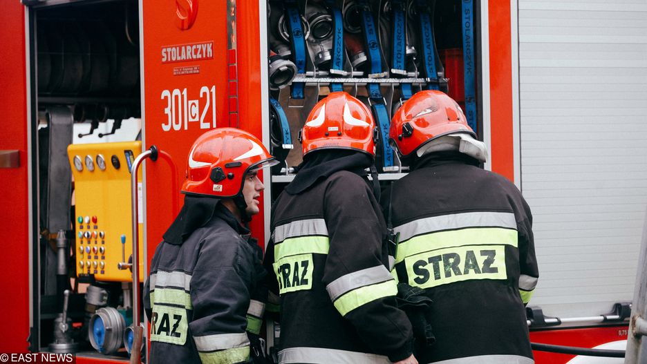 W wyniku wybuchu doszło do pożaru