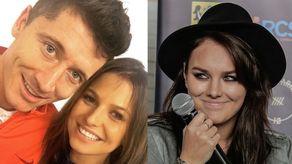 Lewandowscy słuchają w samochodzie piosenki Ewy Farnej.