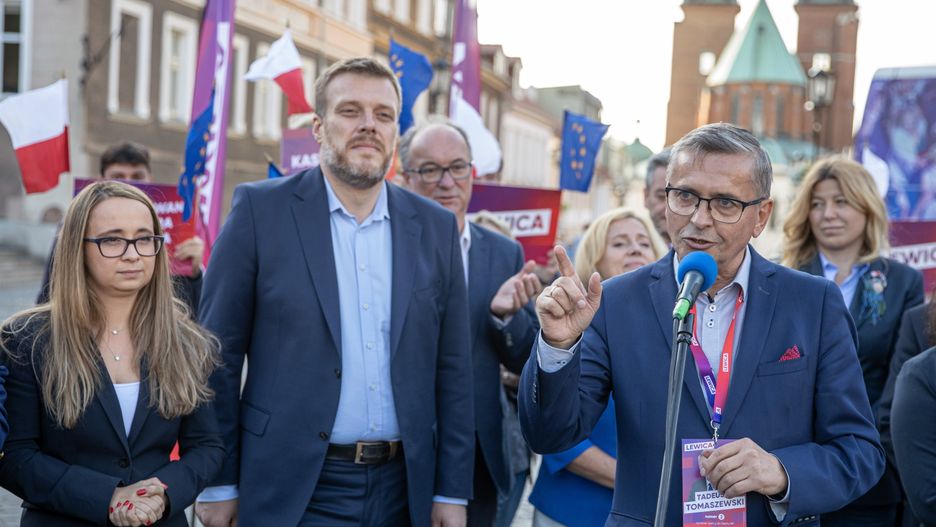 Wybory parlamentarne 2019. Politycy Lewicy spotkali się z wyborcami w Toruniu