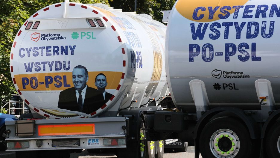 Wybory parlamentarne 2019. "Cysterny wstydu" to akcja wyborcza Prawa i Sprawiedliwości