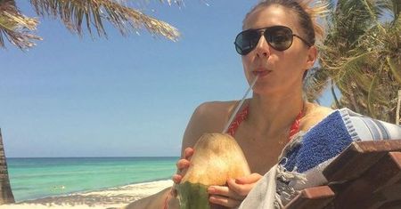Kasia Warnke na urlopie w Kenii