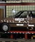 Test zderzeniowy Poloneza Caro z 1993 roku