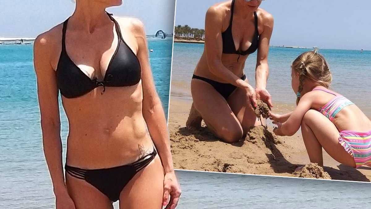 Gwiazda "Przyjaciółek" w skąpym bikini na egzotycznych wakacjach! Odsłoniła sporo ciała i pokazała piękną córkę!