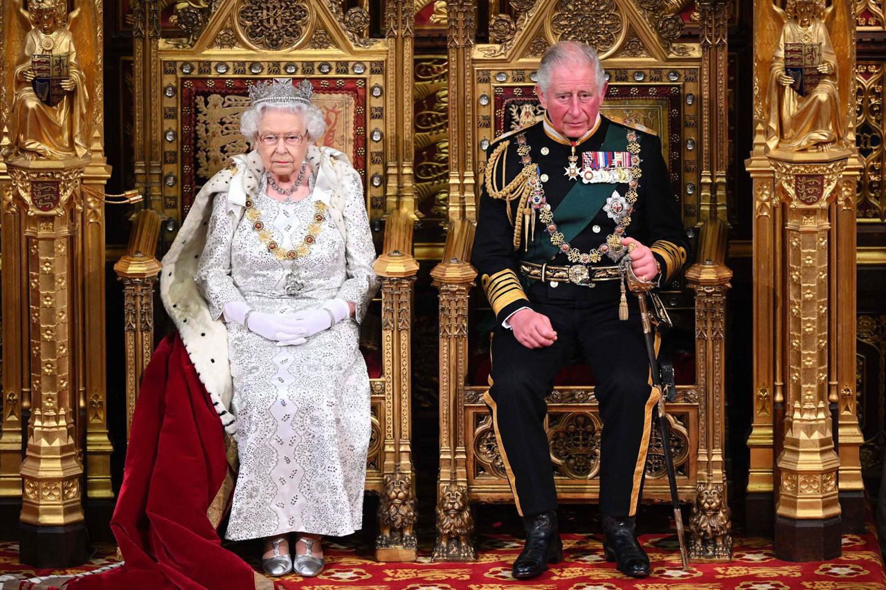 Książę Karol i królowa Elżbieta II, październik 2019