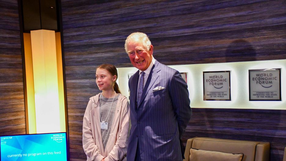 Greta Thunberg i książę Karol