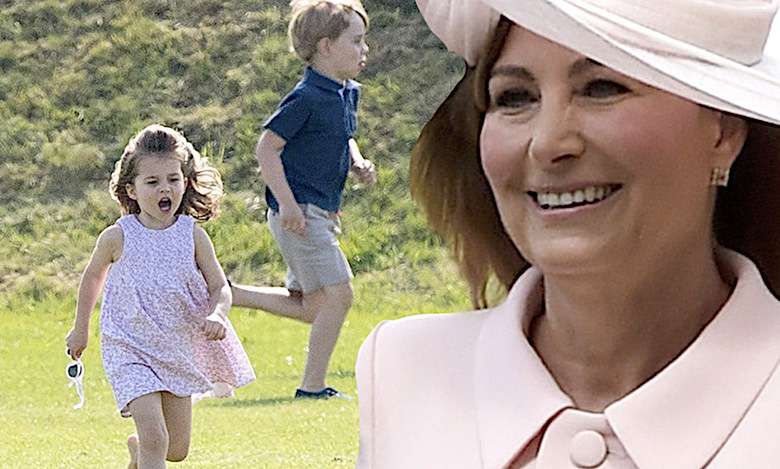 Carole Middleton, George, Charlotte