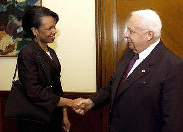 Rice spotkała się z premierem Izraela