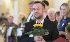 Nauczyciel roku 2018 podczas gali poprosił na scenę swojego ukochanego