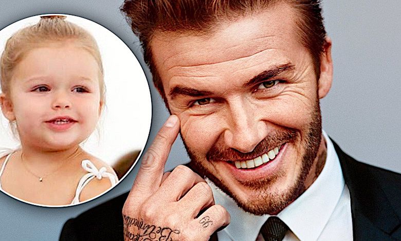 David Beckham, Harper, makijaż