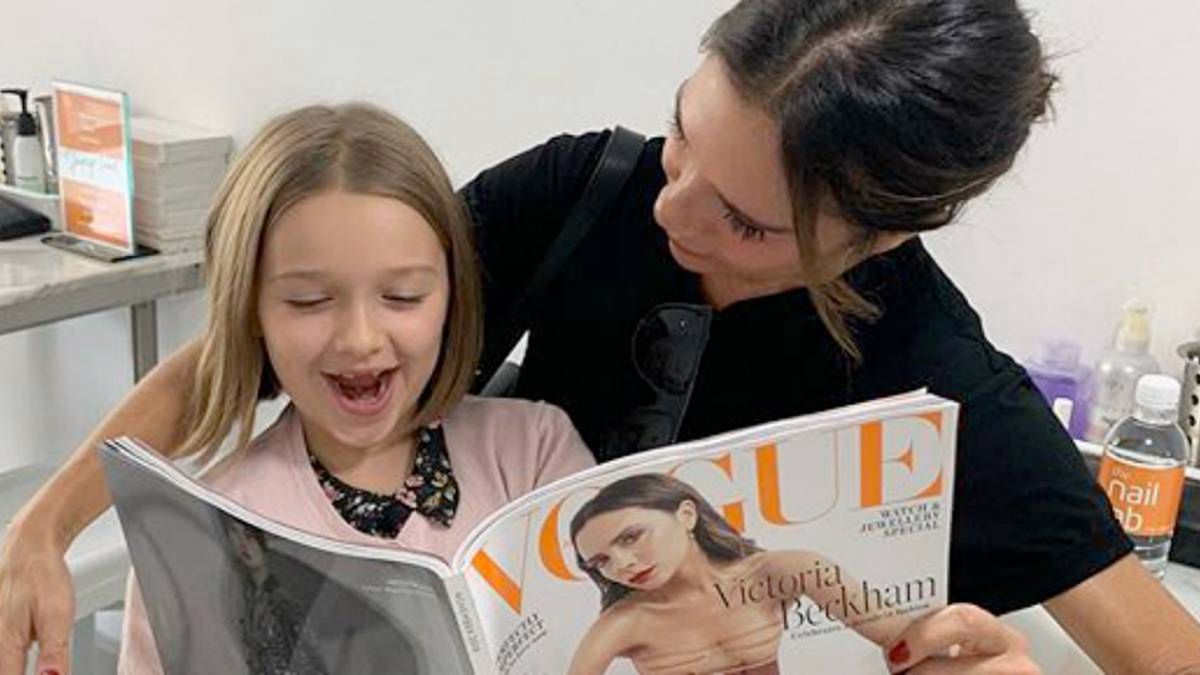 Victoria Beckham z córką Harper