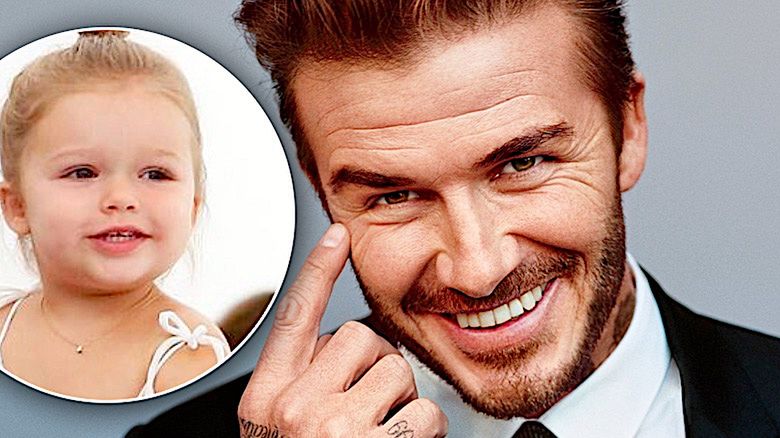 David Beckham, Harper, makijaż
