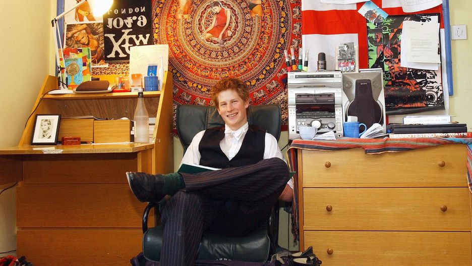 Książę Harry w swoim "królestwie" w Eton Collage