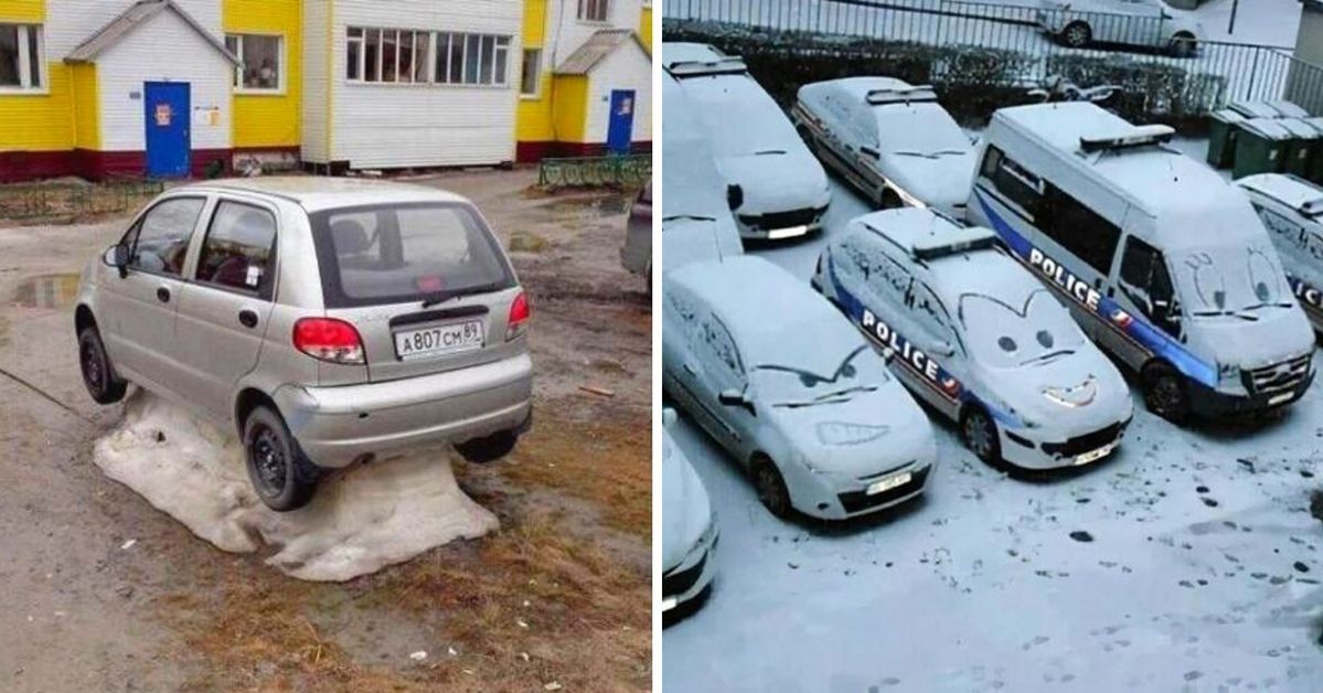 19 Car Photos That Could Only Be Taken on a Cold Winter Day