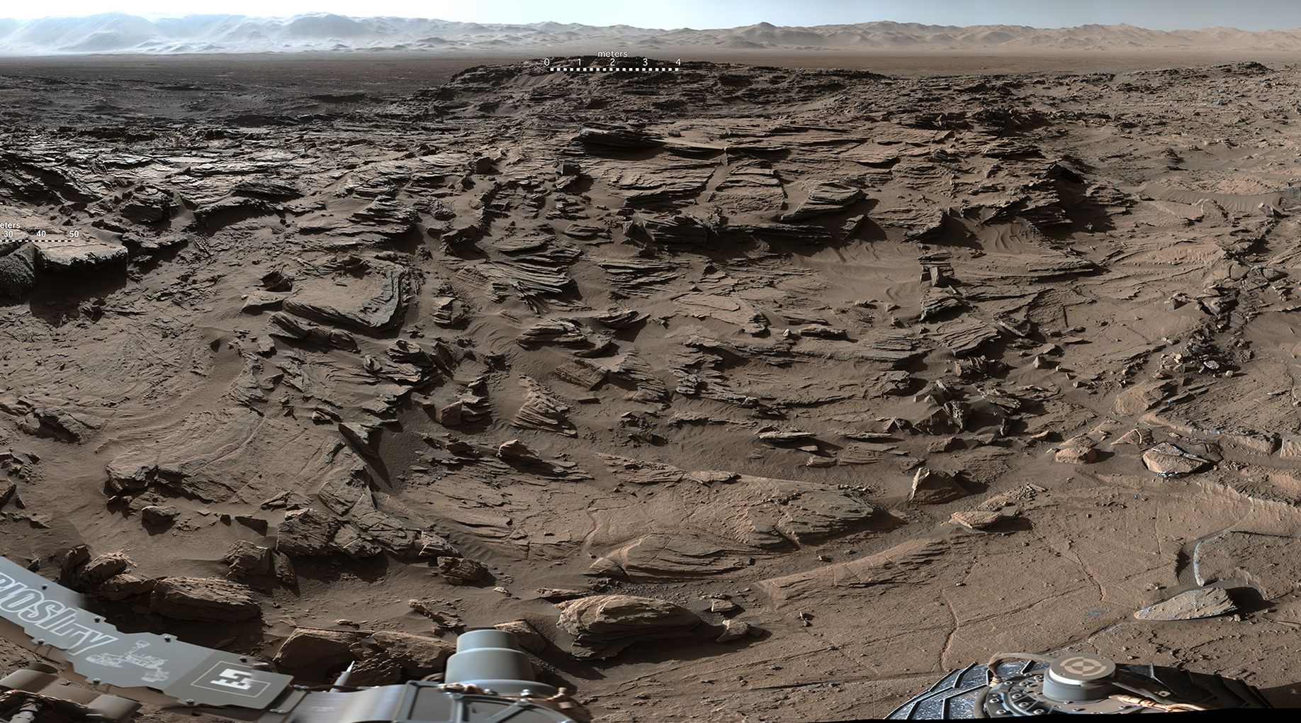 Niezwykły panoramiczny widok Marsa