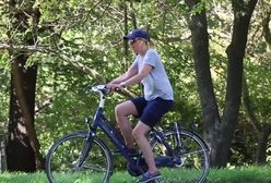 Agata Młynarska na rowerze. Nie do poznania?