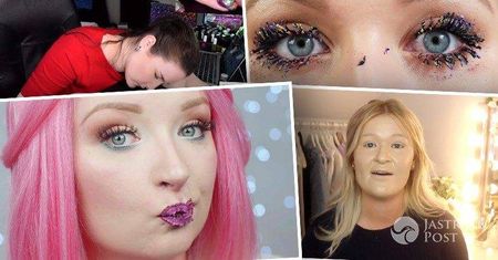Najgorętszy trend lata z YouTube'a: zobacz, jak wygląda 100 warstw podkładu, tuszu, szminki, lakieru [FOTO + WIDEO]