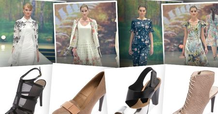 Buty Nessi w pokazie nowej kolekcji Teresy Kopias. Na wybiegu królowały botki! Nie zabrakło modnych akcentów [GALERIA FOTO]