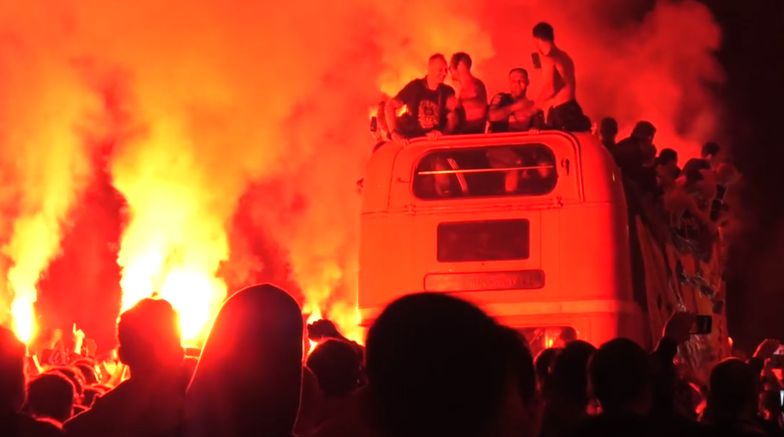 Mieszkańcy Gliwic fetują mistrzostwo w piłce nożnej.