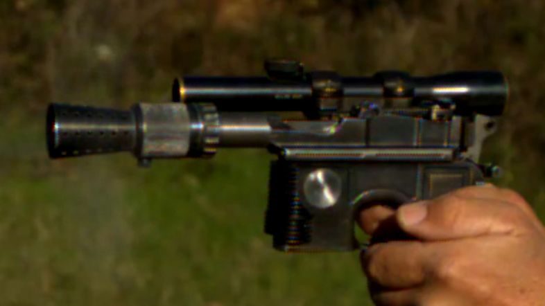 DL-44 był nieodłącznym elementem ekwipunku Hana Solo