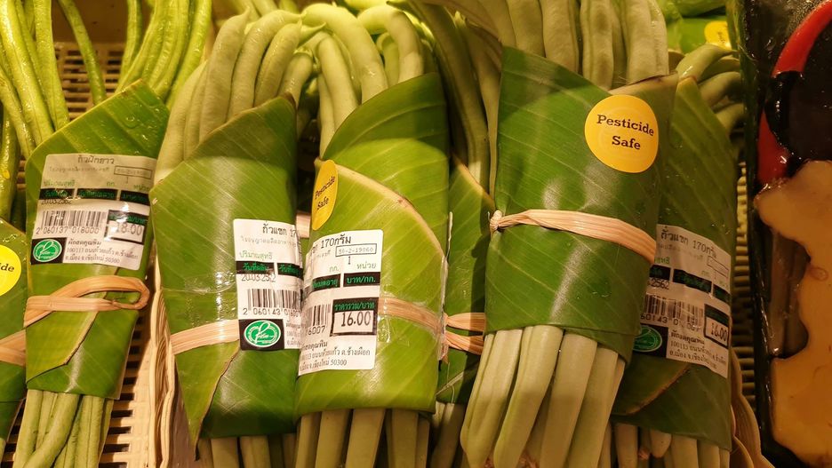 Liście bananowca doskonale sprawdzają się jako ekologiczne, jednorazowe opakowania