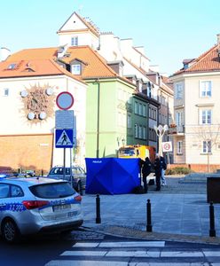 Warszawa. Śmierć na Starym Mieście, na miejsce wezwano policję