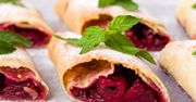 Strudel wiśniowy z ciasta filo