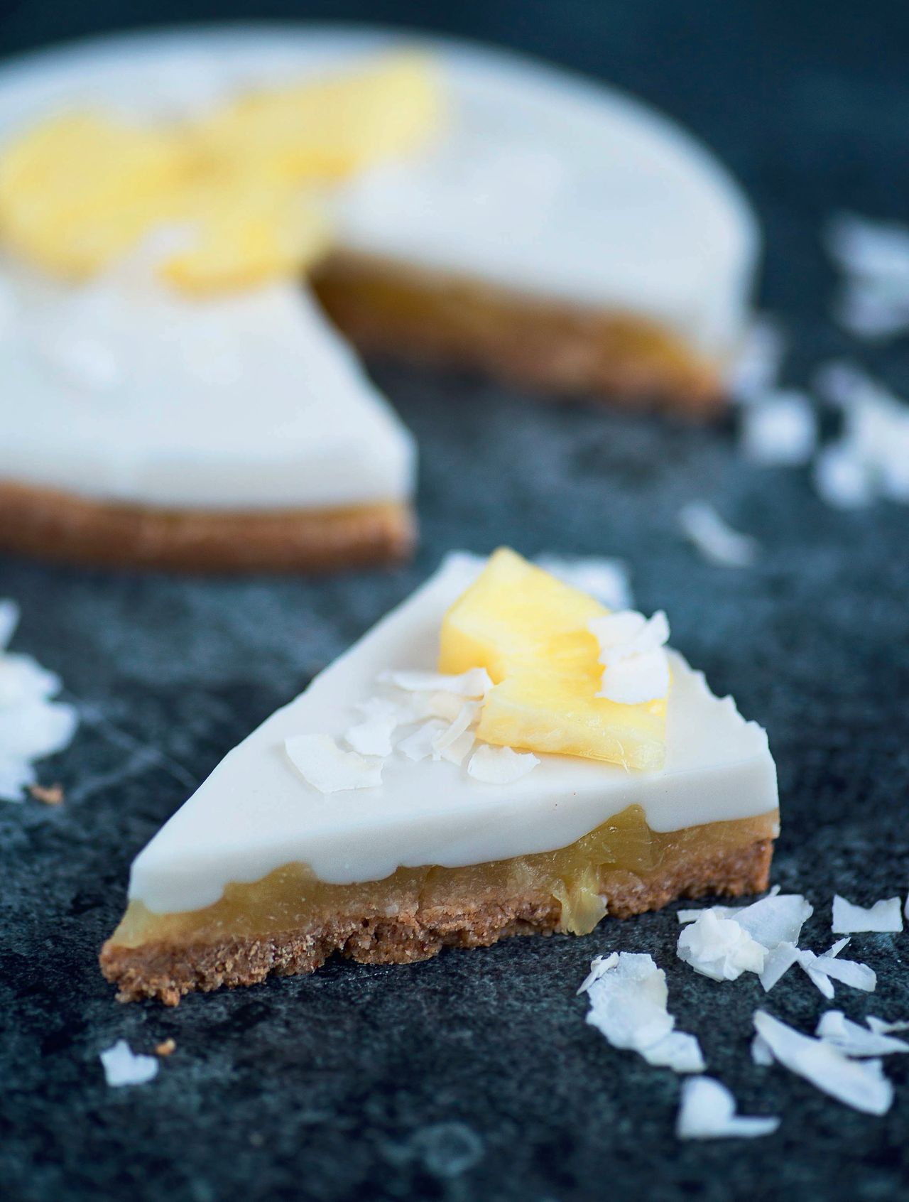 Pinacolada na ciasteczkowym spodzie. Nie pójdzie w boczki