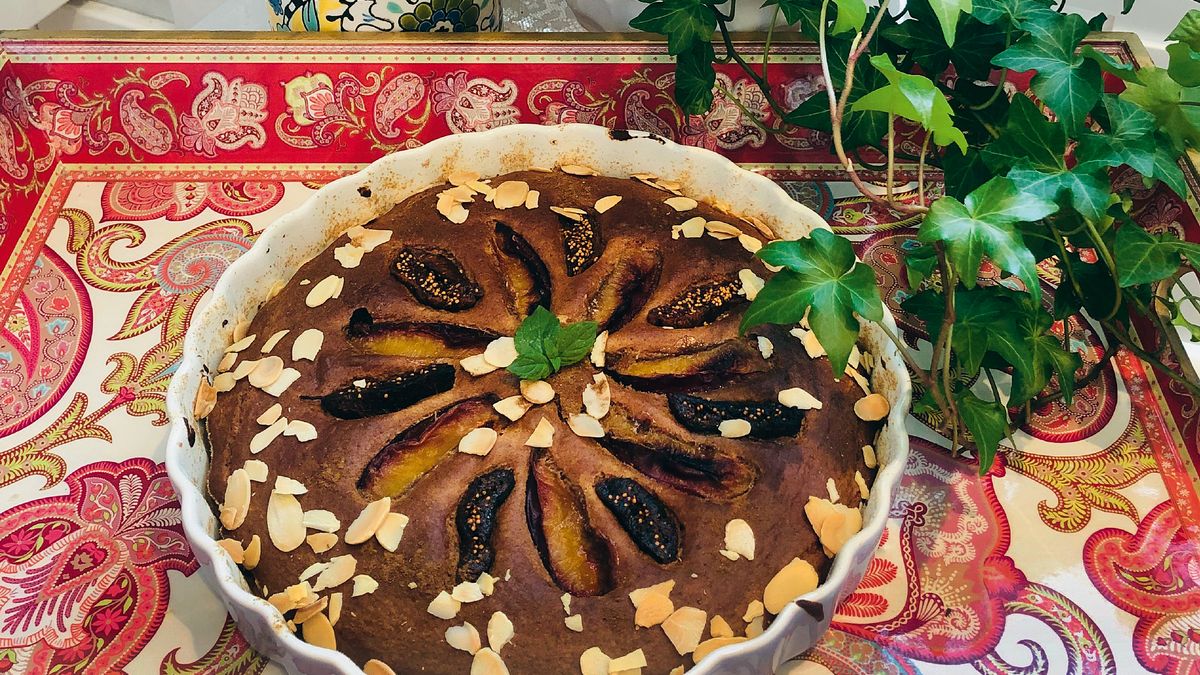 Ciasto śliwkowo-figowe