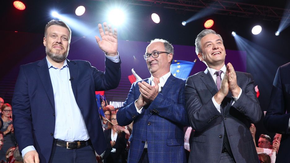 Adrian Zandberg, Włodzimierz Czarzasty, Robert Biedroń 