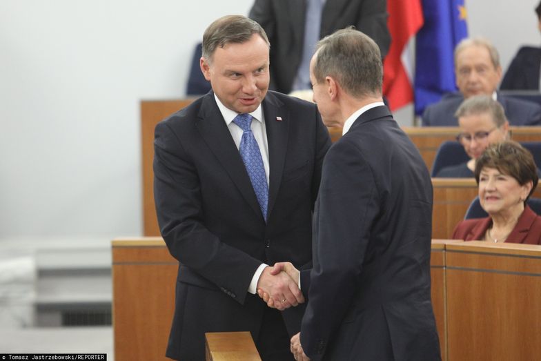 Andrzej Duda spotka się z marszałkiem Senatu Tomaszem Grodzkim. Wyznaczono już termin