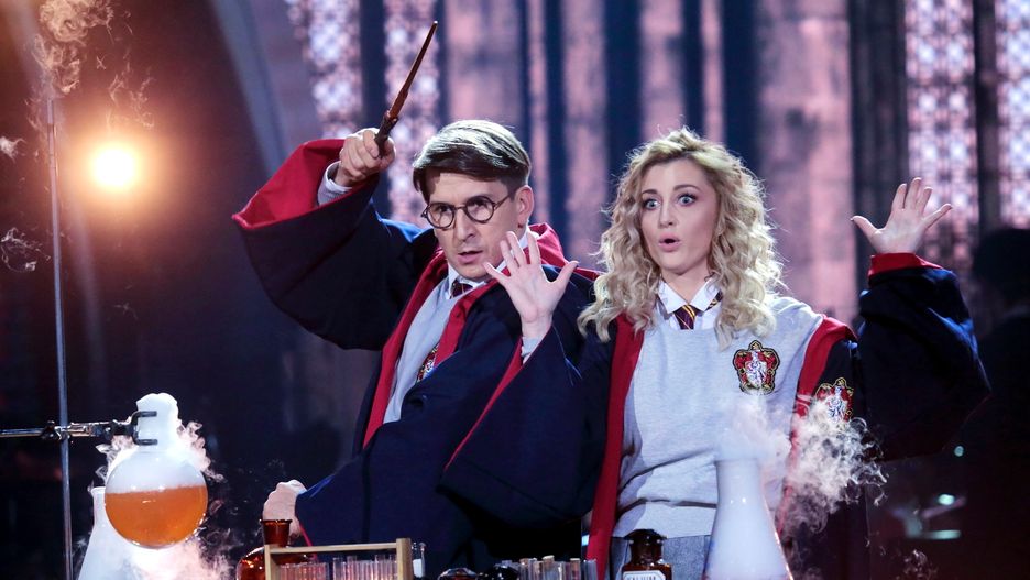 Justyna Żyła i Tomasz Barański