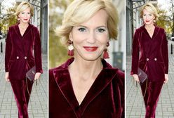 LOOK OF THE DAY: Paulina Smaszcz-Kurzajewska w aksamitnym bordo