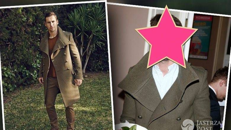 Grzegorz Krychowiak w płaszczu Balmain dla H&M (fot. Instagram)