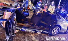 Falenty Nowe k. Warszawy. Poważny wypadek