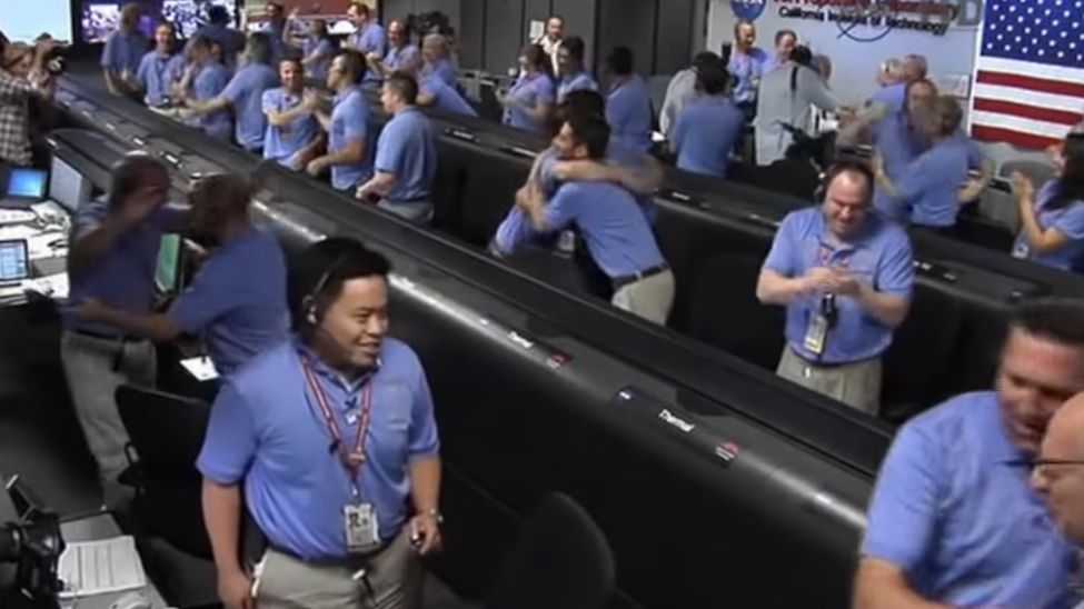 Takiej radości w NASA wprawdzie nie było, ale na wypadek patrzą z optymizmem.