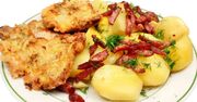 Kotlety schabowe z kaszą jaglaną i purée z marchwi