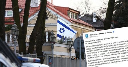 Ambasada Izraela w Warszawie zamknięta przez strajk dyplomatów. "To szokujące"