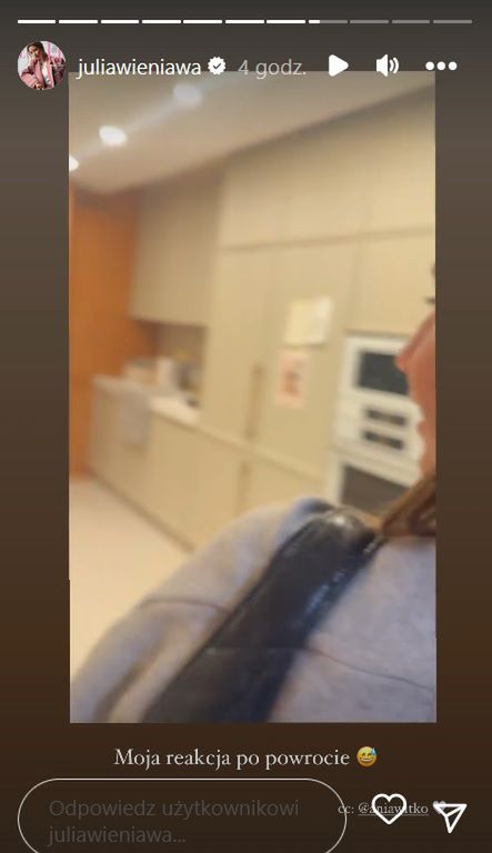 Julia Wieniawa pokazuje salon po remoncie