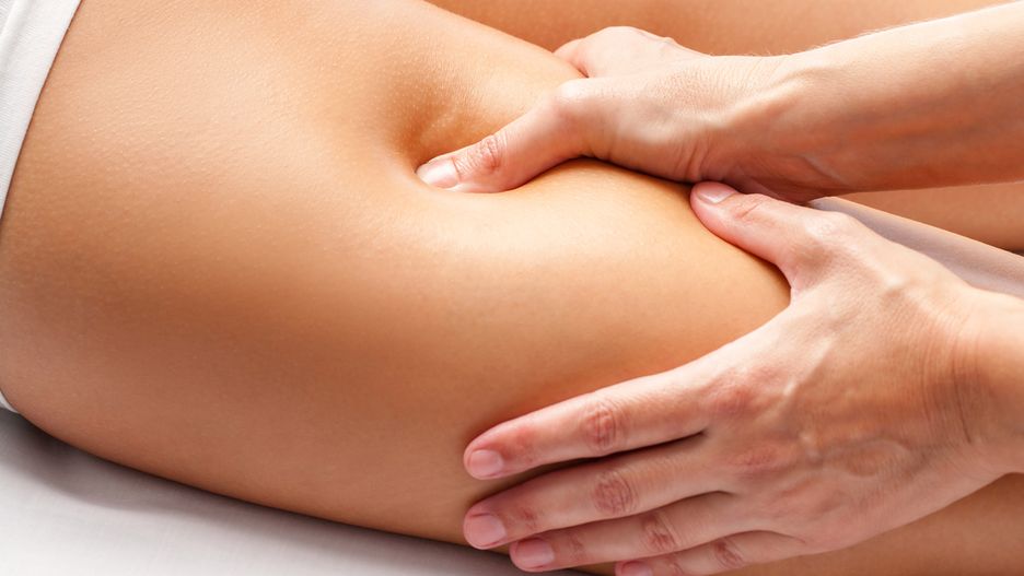 Masaż uda, fizjoterapia