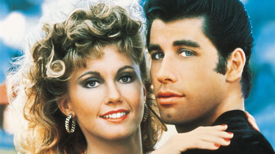 Olivia Newton-John i John Travolta jako Sandy Olsen i Danny Zuko