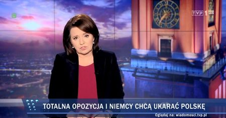 Rada Języka Polskiego zajęła się "paskami" w "Wiadomościach" TVP. Raport u marszałka Sejmu