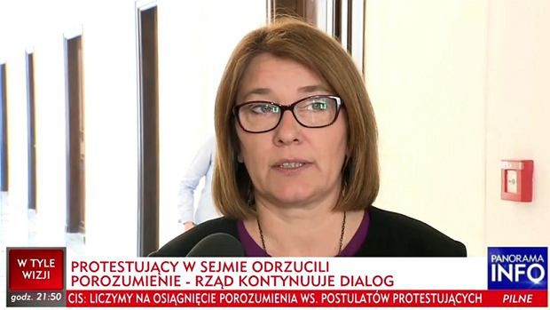 TVP Info przedstawia protestujących w mało korzystnym świetle