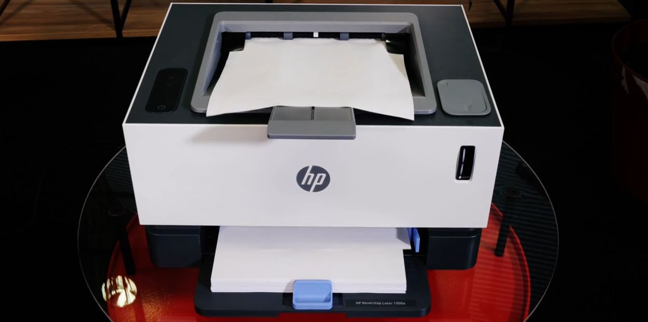 HP Neverstop Laser 1000w – pierwsza na świecie drukarka laserowa bez kartridży