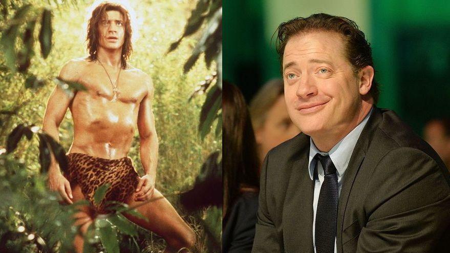 Brendan Fraser w latach 90. i dziś
