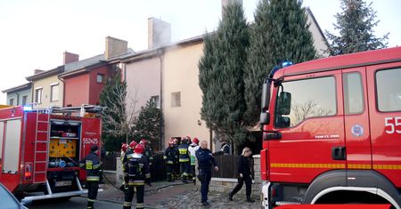 Poranny pożar na Podlasiu