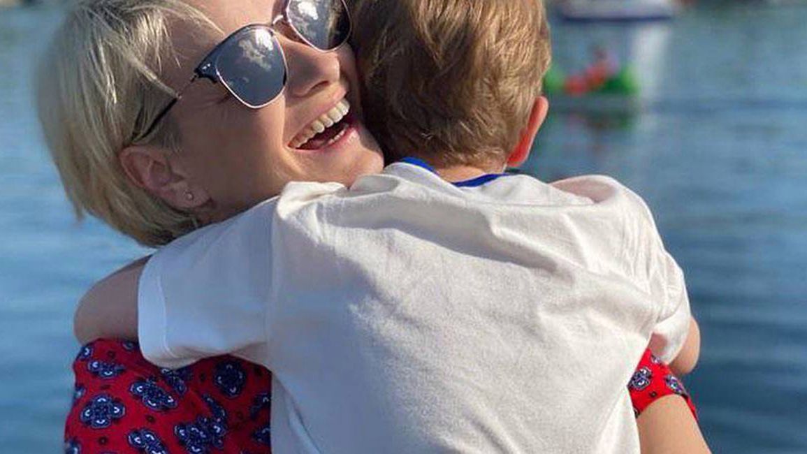 Małgorzata Kożuchowska z Jasiem