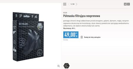 Maski antysmogowe z dyskontu. Nowa oferta sieci Aldi