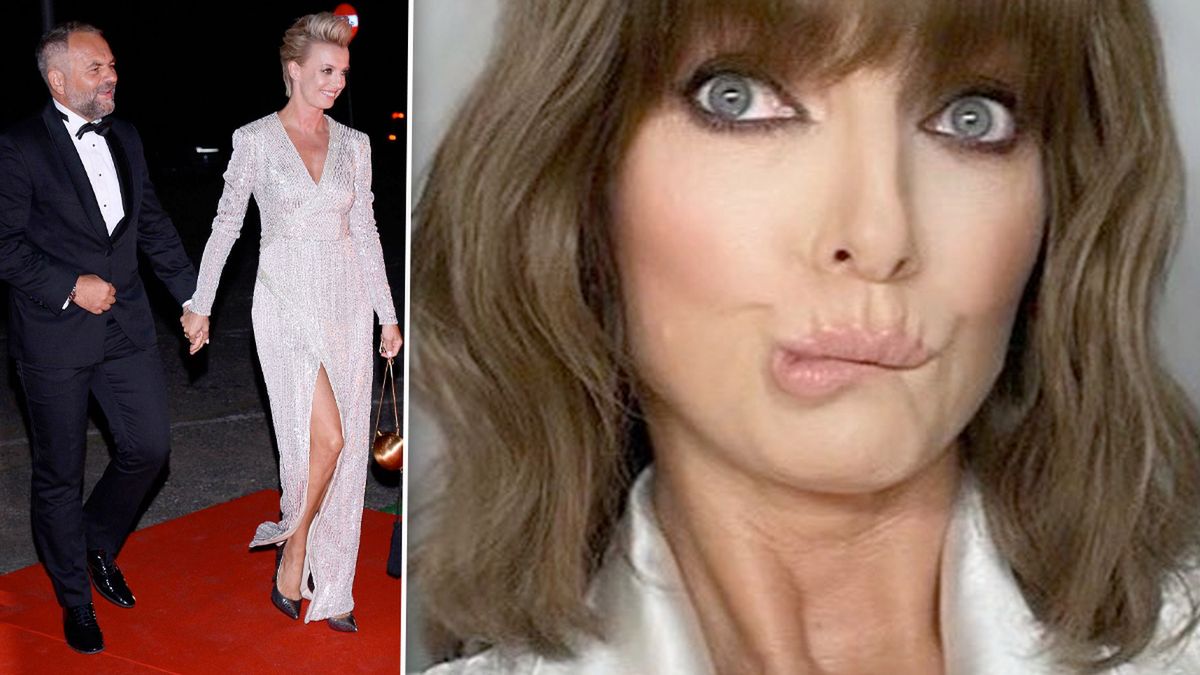 Tak całuje Kasia Sokołowska. Sroga jurorka "Top Model" i jej partner milioner dali się ponieść namiętno�ści w 5. rocznicę związku