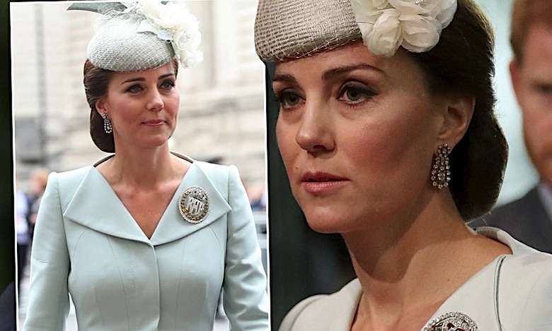 Księżna Kate w jasnej stylizacji
