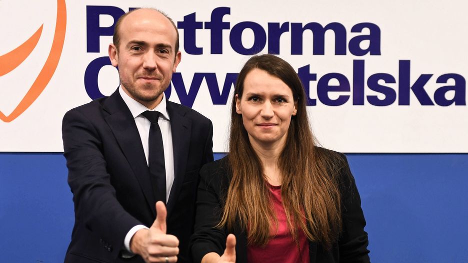 Agnieszka Pomaska i Borys Budka.